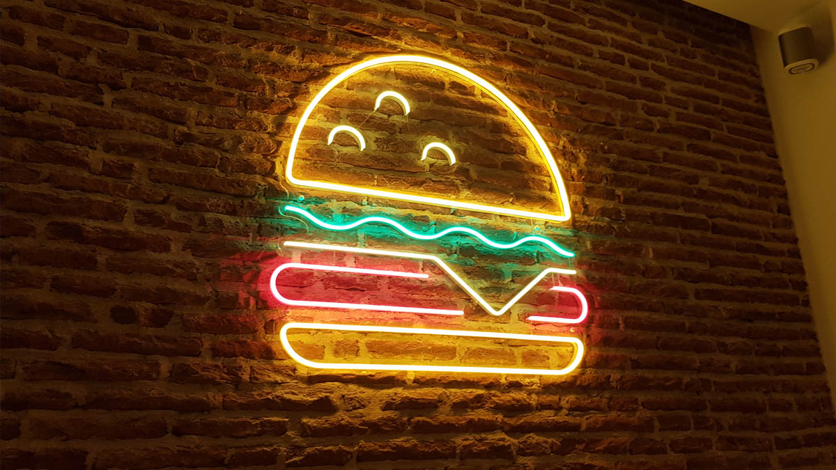 neon hamburgueseria